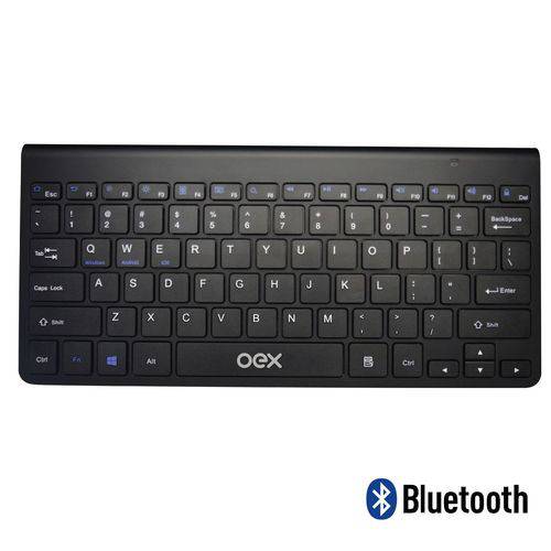 Teclado Bluetooth Oex Elite TC501 Preto para PC Mac Tablet