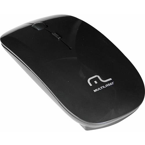 Teclado e Mouse Multilaser Sem Fio 2.4 Ghz Multimídia Mini Slim USB