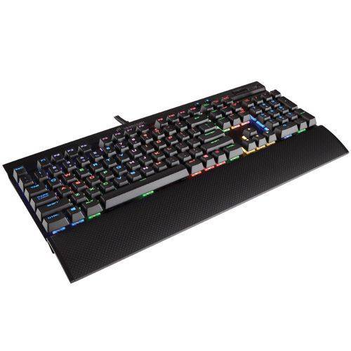 Teclado Mecânico - USB - Corsair Gaming K70 LUX RGB (MX Red) - Preto - CH-9101010-BR