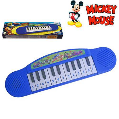 Teclado / Piano Musical Infantil a Pilha Mickey na Caixa