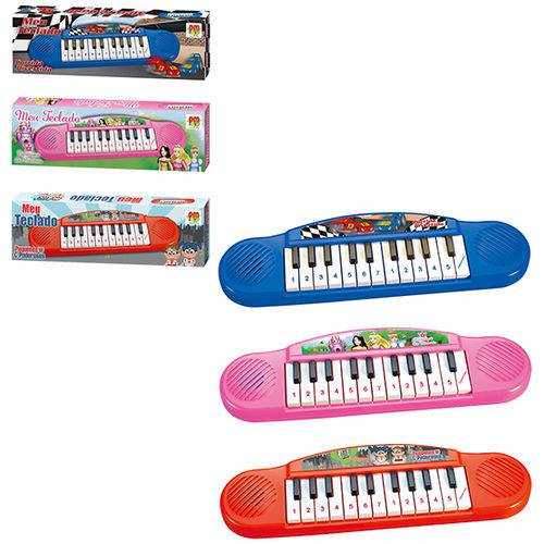 Teclado Piano Musical Infantil Sortidos a Pilha na Caixa
