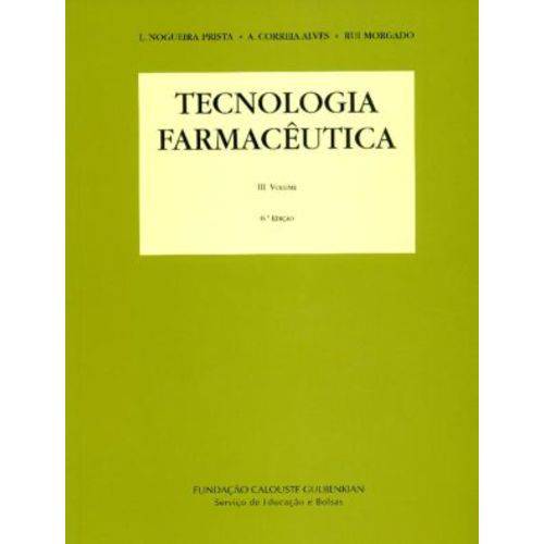 Tecnologia Farmacêutica-vol.3
