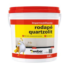 Tecplus Rodapé 3,6lts Cinza Quartzolit