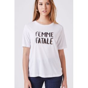 Tee Femme Fatale Branco - G