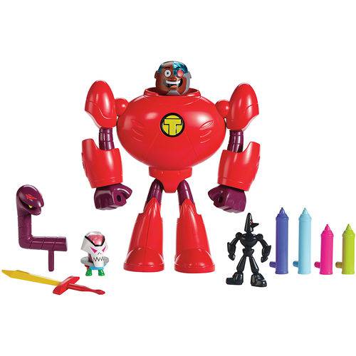 Teen Titans Go Playset de Ação Ciborg - Mattel