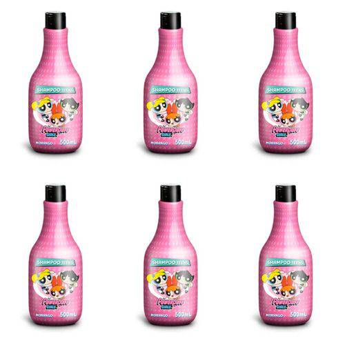 Teens Powerpuff Girls Shampoo Morango 500ml (kit C/06)
