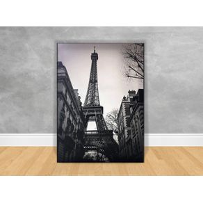 Tela em Canvas no Chassi Paris Torre Eiffel Paris Torre Eiffel 54x74