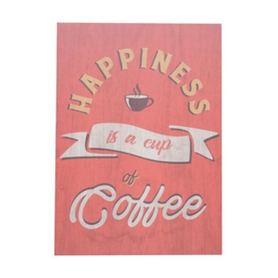 Tela Expresso Happiness Coffee Cup Vermelho