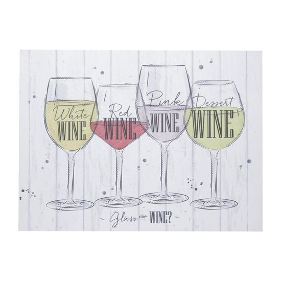 Tela Glass Of Wine Branco
