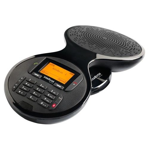 Telefone Audioconferência Sem Fio Digital Preto TS 9160 4129160 Intelbras