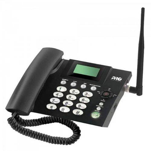 Telefone Celular de Mesa Quadriband Procs-5010 Preto Proeletronic
