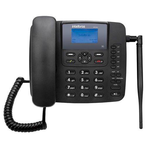 Telefone Celular Fixo CFA 6041 3G com Identificador de Chamadas, Viva Voz - Intelbras