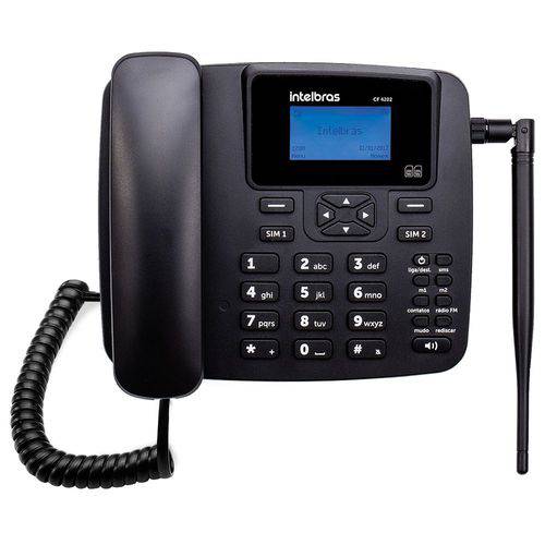 Telefone Celular Fixo Intelbras Cf4202 Gsm 411202