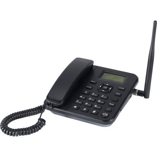 Telefone Celular Rural Fixo de Mesa Quadriband 850/900/1800/