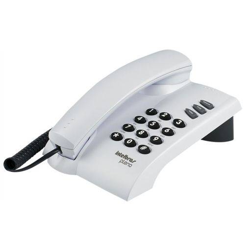 Telefone com Fio 4080055 Pleno Cinza Ártico - Intelbras Icon