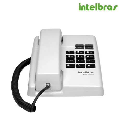 Telefone com Fio Branco TC-50 Premium Intelbras