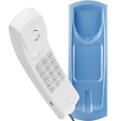 Telefone com Fio Gondola Intelbras Tc20 Azul e Branco