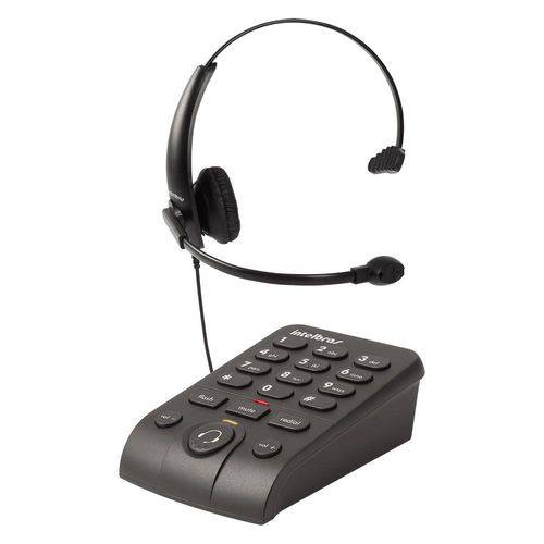 Telefone com Fio Intelbras Hsb-50 com Headset para Telemarketing