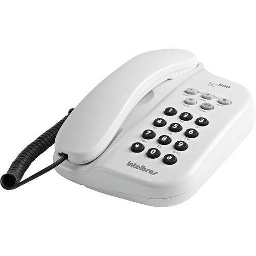 Telefone com Fio Intelbras TC500 Branco