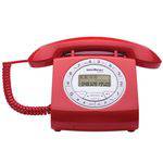Telefone com Fio Intelbras Tc8312 Viva-voz com Ajuste de Volume Identificador de Chamadas Vermelho