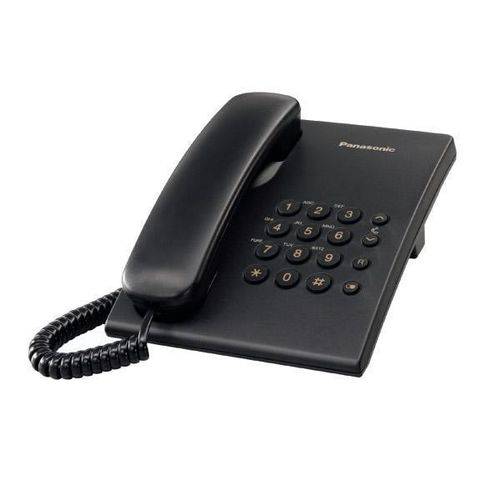 Telefone com Fio Panasonic KX-TS500 - Preto