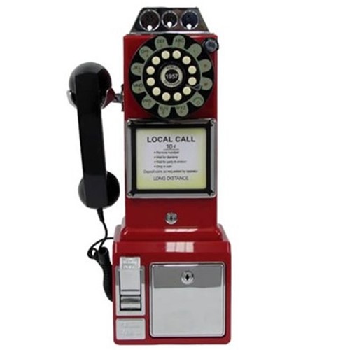 Telefone com Fio Retro Classic Watson Vermelho 33.749 – Classic