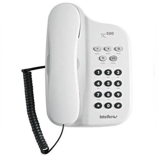 Telefone com Fio Tc500 Branco Intelbras