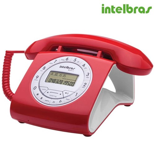 Telefone com Fio Vermelho TC 8312 - Intelbras