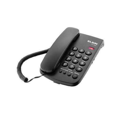 Telefone de Mesa C/ Fio Tcf 2000 Preto - Elgin