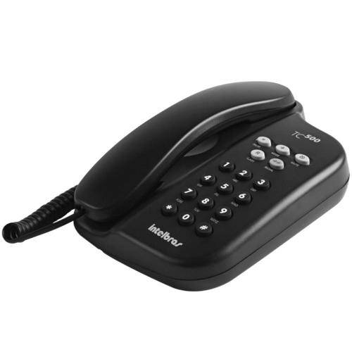 Telefone de Mesa Tc500 Preto - Intelbras