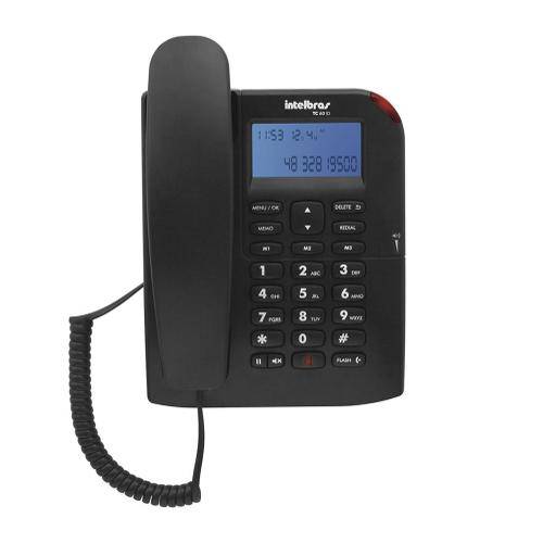 Telefone de Mesa Tc60 Id Preto - Intelbras