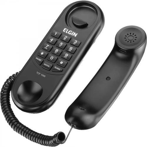 Telefone Gôndola de Mesa ou Parede Tcf1000 Preto - Elgin