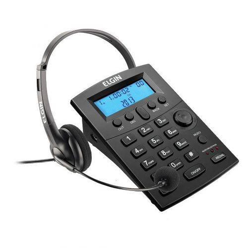 Telefone Headset com Identificador de Chamadas Hst-8000