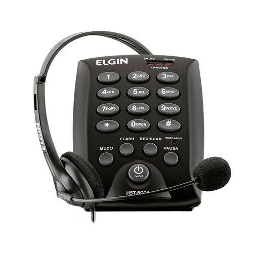 Telefone Headset Elgin com Teclado Hst 6000