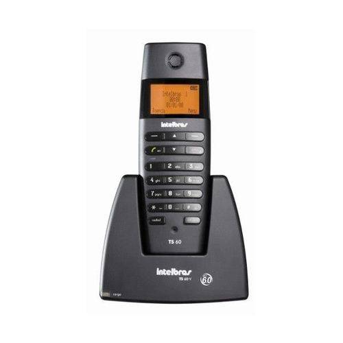 Telefone Intelbras Sem Fio Ts 60v Preto - 4070505