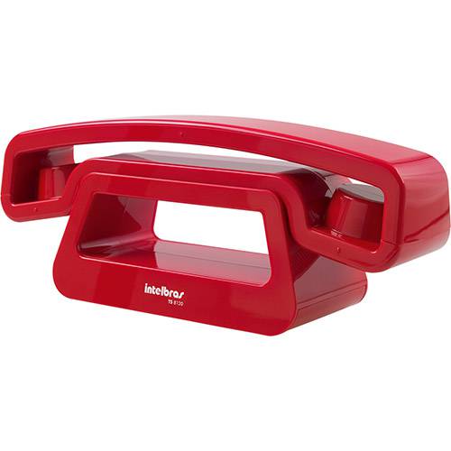 Telefone Intelbras Sem Fio TS 8120 Vermelho
