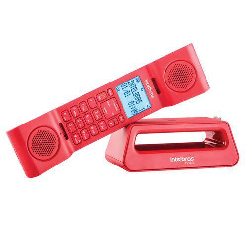 Telefone Intelbras Sem Fio Ts 8520 - Vermelho - 4128528