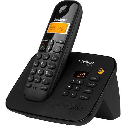 Telefone Intelbras Sem Fio Ts3130 Preto - 4123130