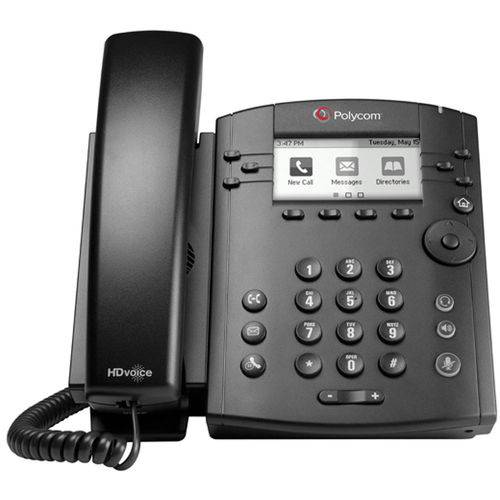Telefone IP VVX310 P/6 Skype For Business 2200-46161-018 Polycom