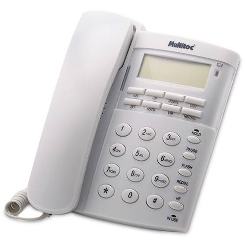 Telefone Office ID 9291 C/ Identificador de Chamadas - Branco - Multitoc