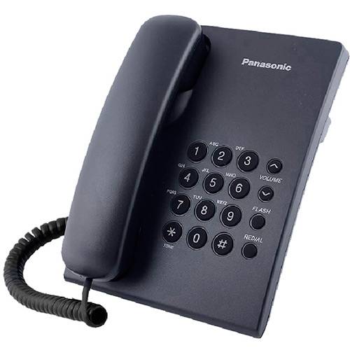 Telefone Panasonic KX-TS 500 - Preto