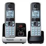 Telefone Panasonic Sem Fio Base + Ramal com Backup de Energia Kx-Tg6722Lbb