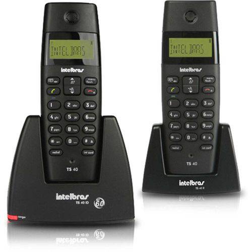 Telefone S/ Fio Dect Ts40c Base +ramal - Intelbrás