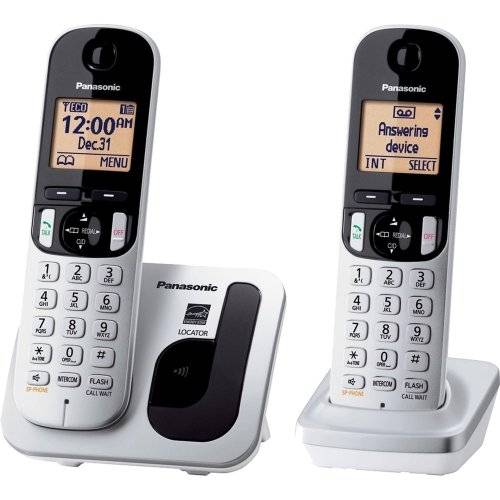 Telefone Sem Fio com Id Base + Ramal Kx-Tgc212lb1 Cinza Panasonic