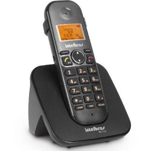 Telefone Sem Fio com Id e com Saída para Fone de Ouvido Ts 5120 Preto
