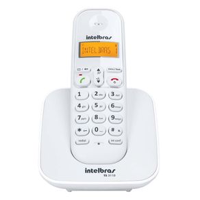 Telefone Sem Fio com ID Intelbras TS3110 Branco
