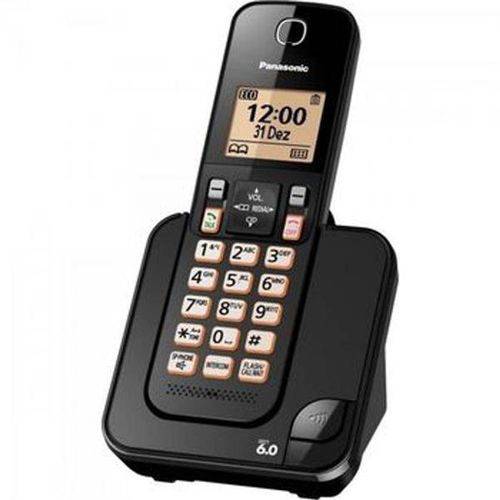Telefone Sem Fio com Id Kx-TGC350LBB Preto - Panasonic
