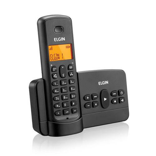 Telefone Sem Fio com Secretária Eletrônica TSF800SE Preto- Elgin