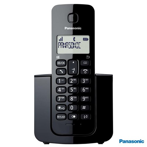 Telefone Sem Fio DECT 6.0 Preto KX-TGB110LBB Panasonic