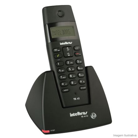 Telefone Sem Fio Digital com Identificação de Chamadas TS 40 Intelbras